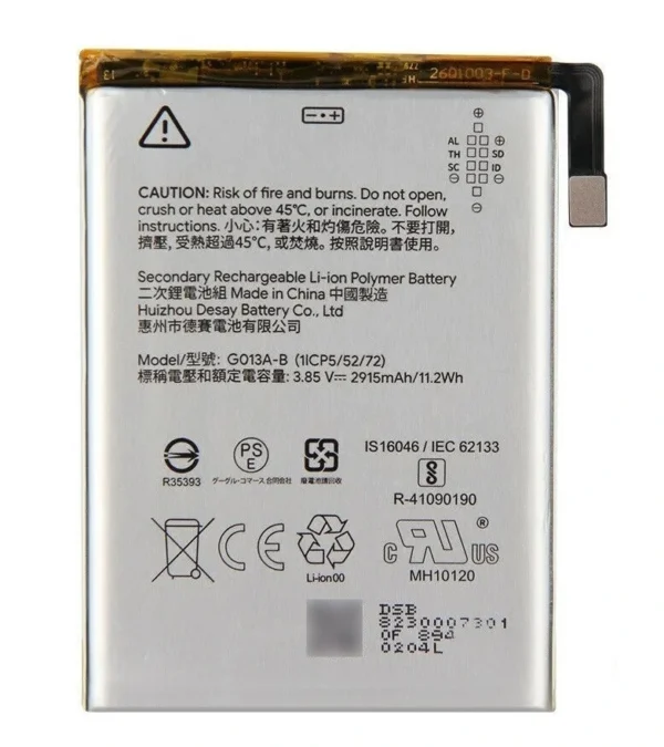 Batería Para Google Pixel 3 G013a-b 2915mah